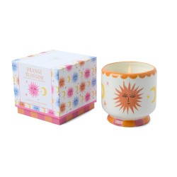 A Dopo Vela Cerámica Flor Naranja Paddywax – azahar cítrico soleado