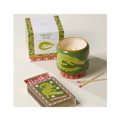 A Dopo Vela Cerámica Prickly Pear Paddywax – higo exótico fresco