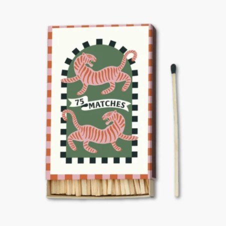 Caja Cerillas A Dopo Tiger Paddywax – tigre salvaje mediterráneo