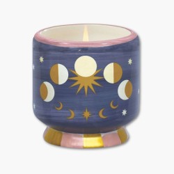 Vela A Dopo Moon Phases Jasmine & Roses – cerámica floral lunar