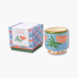 Vela A Dopo Flower Cactus Flower – cerámica oasis floral exótico