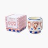 Vela A Dopo Hearts Rosewood Vanilla – cerámica dulce amaderada