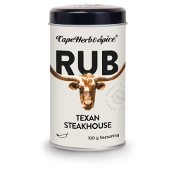 Texan Steakhouse Rub Cape Herb – dulce picante steakhouse clásico