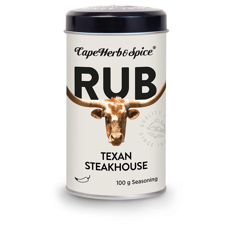Texan Steakhouse Rub Cape Herb – dulce picante steakhouse clásico
