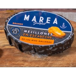 Mejillones Escabeche Rías Gallegas 6/8 – Conservas Marea Artesanales