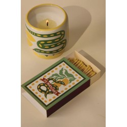 Vela Paddywax A Dopo Snake Wild Lemongrass Cerámica