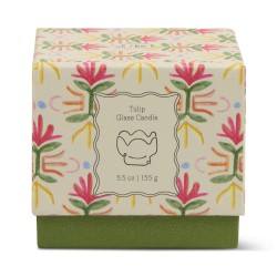 Vela de cristal Bronzed Gardenia Paddywax – floral primaveral elegante