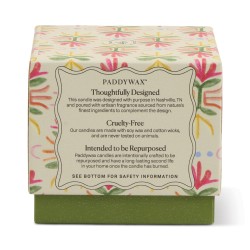 Vela de cristal Bronzed Gardenia Paddywax – floral primaveral elegante