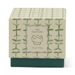 Tulip Vela de Cristal Verbena & Lemongrass Paddywax – cítrica herbal fresca