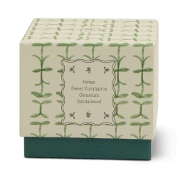 Tulip Vela de Cristal Verbena & Lemongrass Paddywax – cítrica herbal fresca